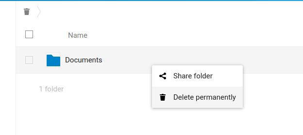 Important folder permanently deleted